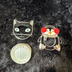 Bath & Body Works Scentportable Car Air Freshener Vent Clips - Cat & Penguin